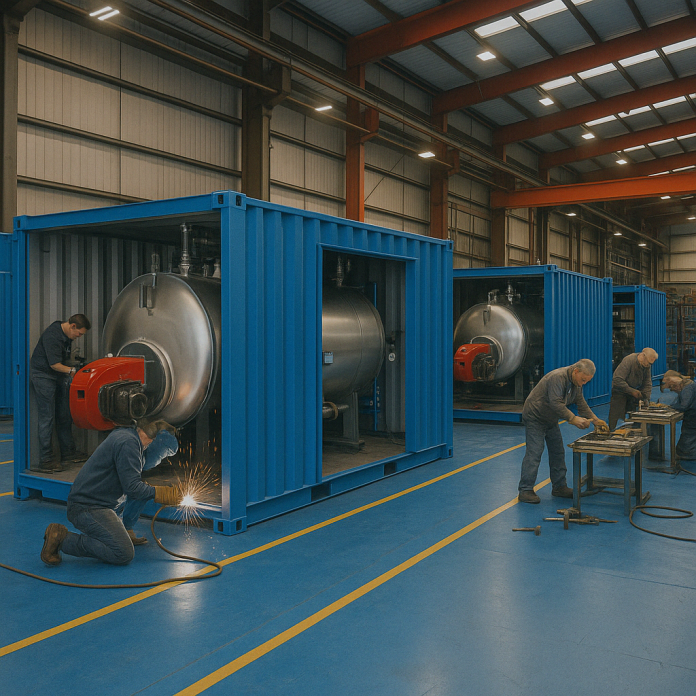 VKS Alquiler Calderas · Alquiler / Renting de Calderas Industriales en Container / Contenedor en Lleida